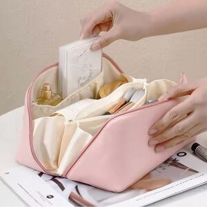 Large Pink Bag Travel Cosmetic Capacity Storage